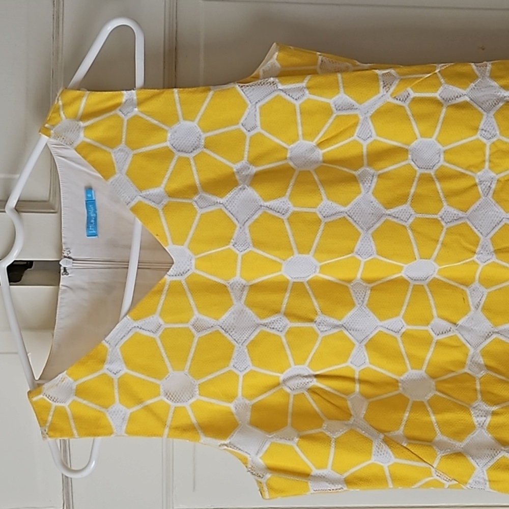 J McLaughlin flower shift dress size 6 - Picture 2 of 8